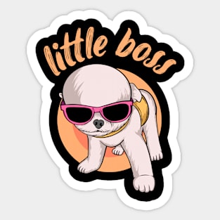 Little Boss, Puppy Cute Sticker